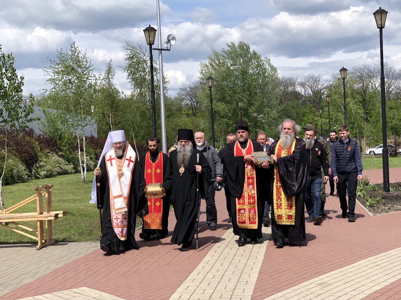 На Валуйскую территорию прибыл ковчег с мощами святого великомученика и Победоносца Георгия.