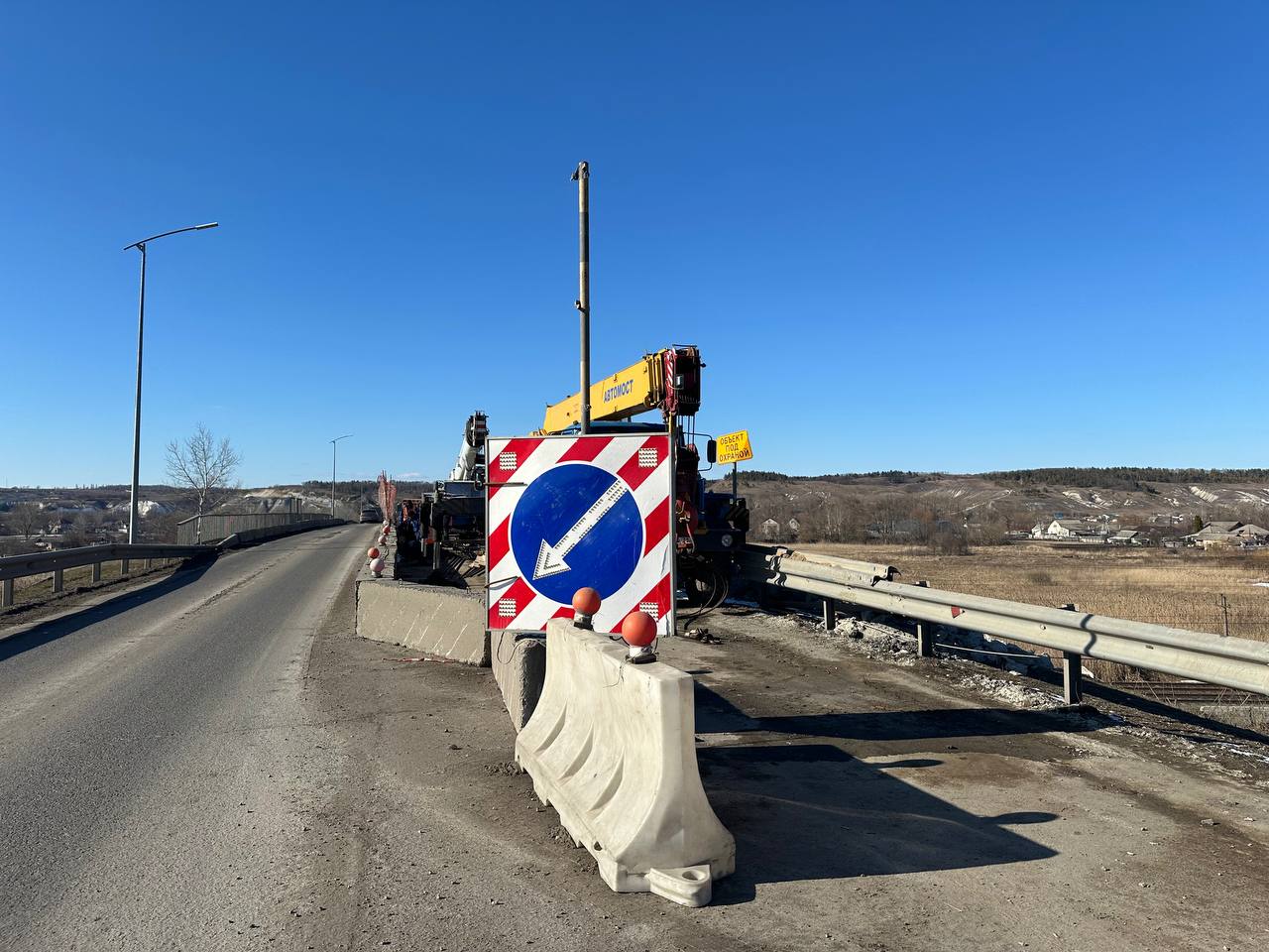 В Валуйках ремонтируют путепровод на автодороге «Новый Оскол – Валуйки – Ровеньки».