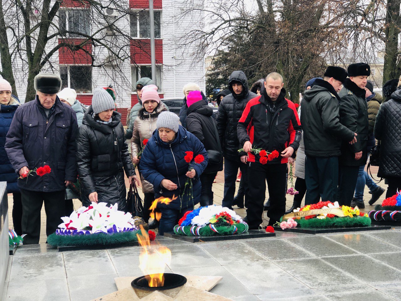 В Валуйках отметили 80-ю годовщину освобождения города от немецко-фашистских захватчиков.