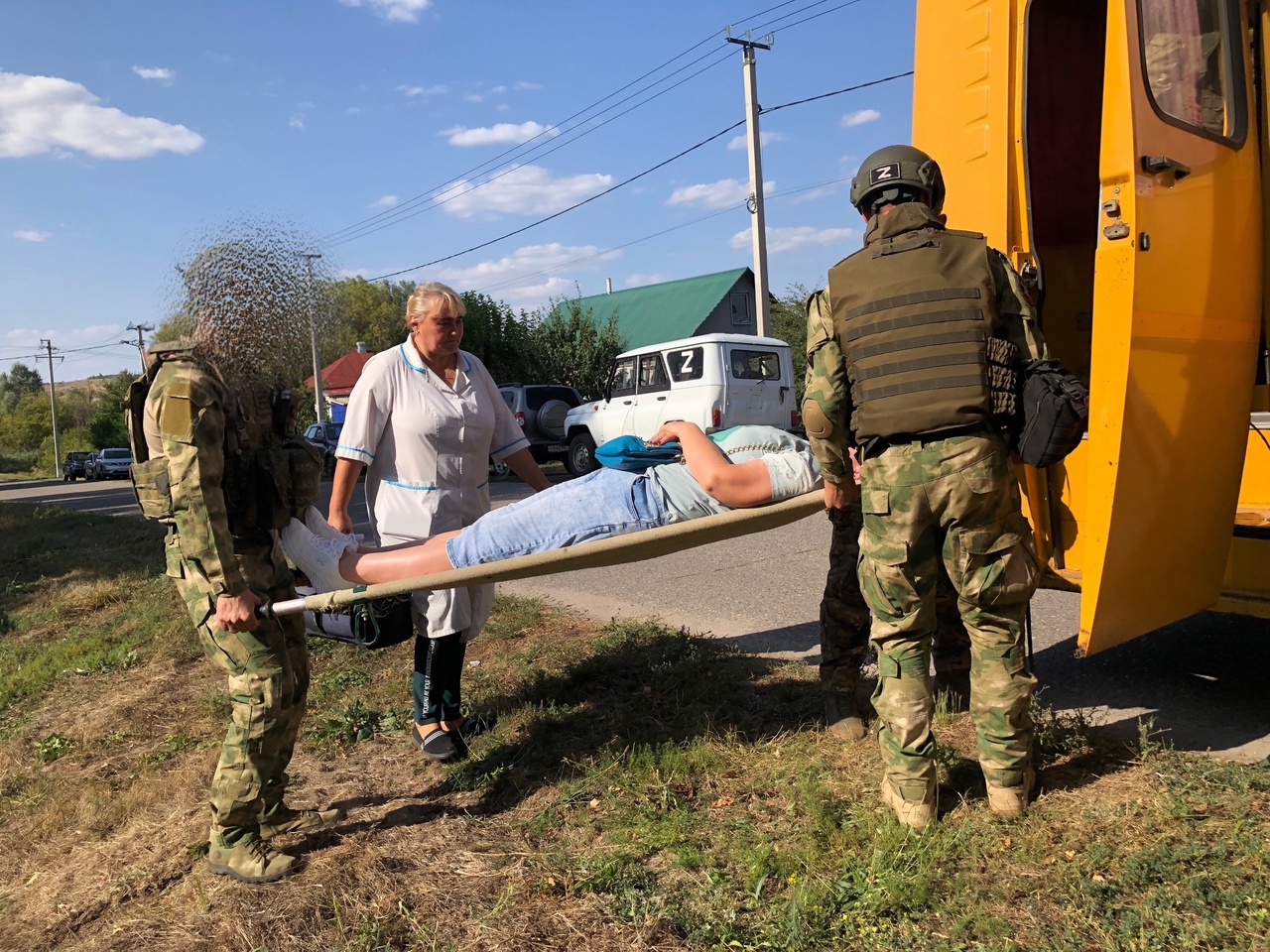 На территории одного из сёл Валуйского городского округа прошли командно-штабные учения.